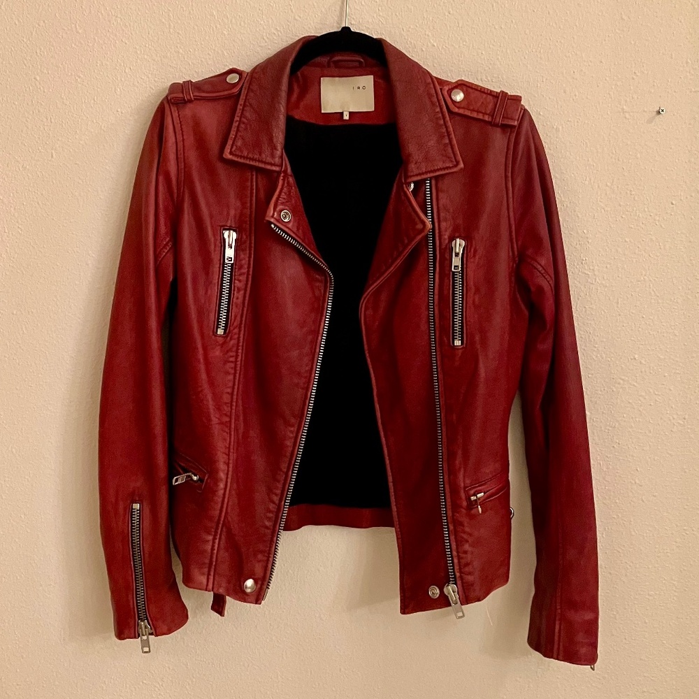 IRO Lamb Leather Jacket